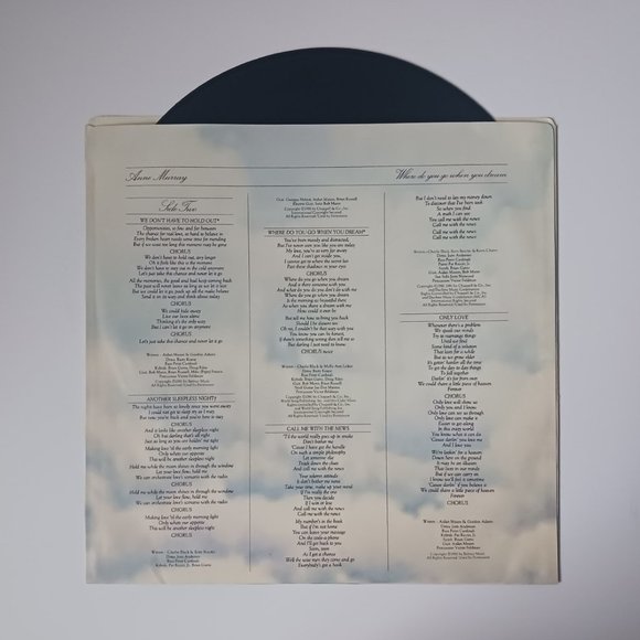 Anne Murray Where Do You Go When You Dream vinyl record, 1981 original record - Picture 7 of 9